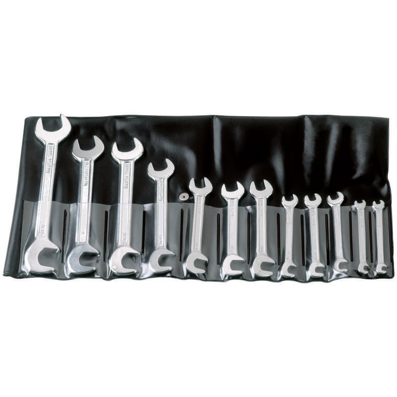 1931Z/12T Jeu de clés plates doubles 12 pièces Ouverture de clé (pouces) (uniquement pour le titre) 1/2' - 11/32' X085631 - Bahco