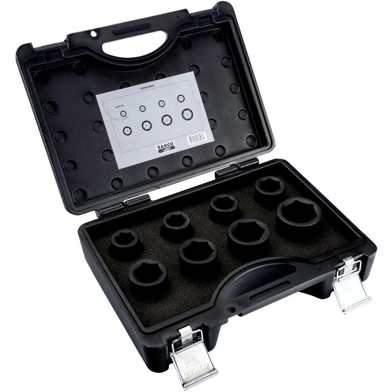 Jeu de douilles à choc 3/4' 8 pièces K8901M/8 C649662 - Bahco