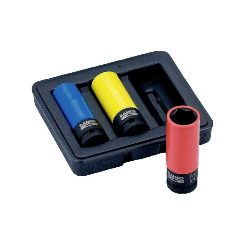 Bahco - Clé à douille métrique 1/2' 3 pièces BWSS12P3 Y203092
