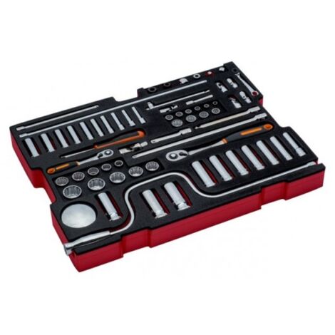 BAHCO - Jeu de douilles, module pour 4750RCHD01 Caisse rigide à usage intensif - 64 pcs