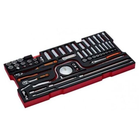 BAHCO - Jeu de douilles, module pour 4750RCHDW01 Caisse rigide à usage intensif - 61 pcs