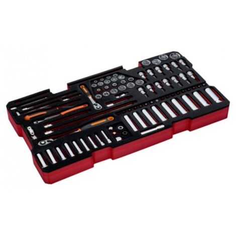 BAHCO - Jeu de douilles, module pour 4750RCHDW01 Caisse rigide à usage intensif - 92 pcs