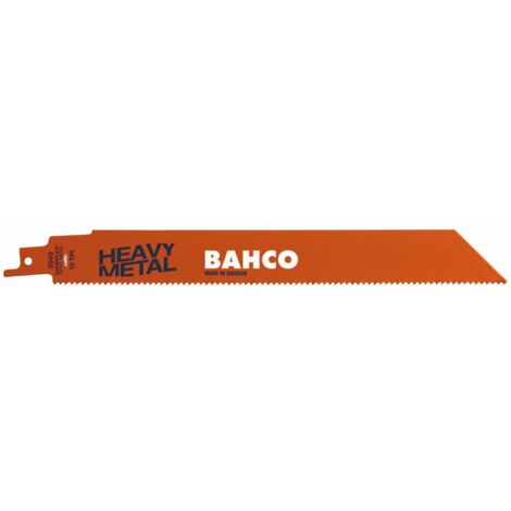 Bahco Jeu de lames bimétal standard lourdes Sandflex pour métaux lourds, 10 dents au pouce, 150 mm - 5 pcs/conditionnement au détail - 3940-150-10-HST-5P