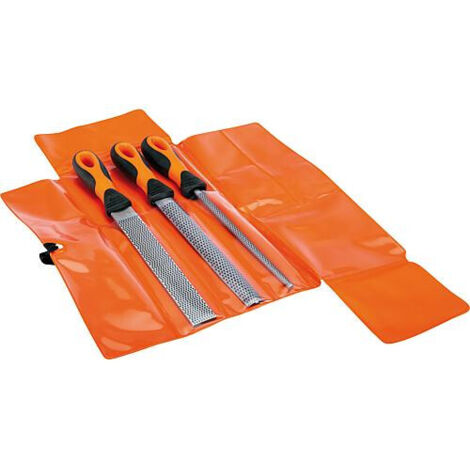 BAHCO - Jeu de râpes ERGO™, taille mi-douce, 200 mm - 3 pcs