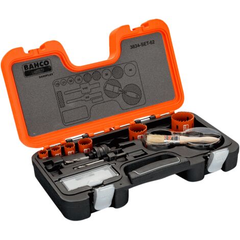 BAHCO - Jeu de scies trépans bimétal Sandflex®, 19 mm-48 mm - 8 pcs