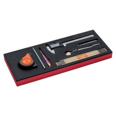 BAHCO - Jeu d'outils de mesure, module mousse 1/3 Fit&Go - 7 pcs