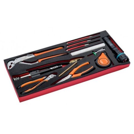 BAHCO - Jeu d'outils en pouces, module pr caisse à outils métallique 1483K/1483KHD-12pc
