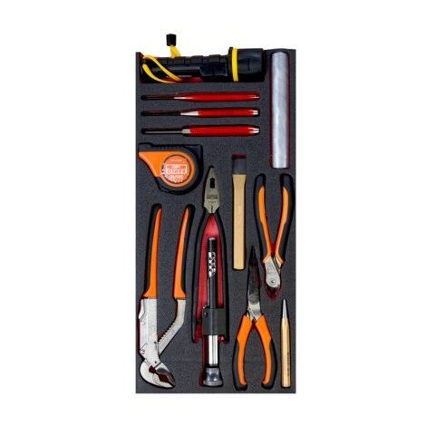 BAHCO - Jeu d'outils en pouces, module pr caisse à outils métallique 1483K/1483KHD-12pc