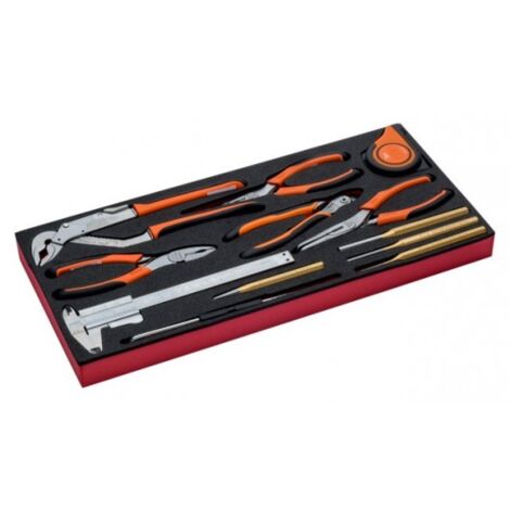 BAHCO - Jeu d'outils métrique, module pr caisses à outils métalliques 1483K/1483KHD-12pc