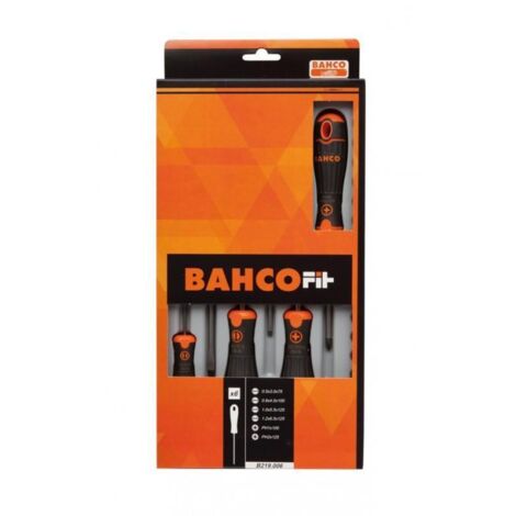 BAHCO juego destornilladores bahcofit 7 piezas 2pl, 3rt, 2ph