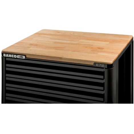 Bahco Kastanienholz-Arbeits-/Ablageplatte für die Werkstattwagen 1472K und 1482K, 30 mm x 501 mm x 680 mm