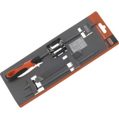 Bahco – Kit d'affûtage pour chaînes de tronçonneuse – 2 limes rondes 5,5mm et 1 lime plate 150mm – Poignée ergonomique ERGO™ – Améliore l'efficacité de coupe - AIDE 1 PC