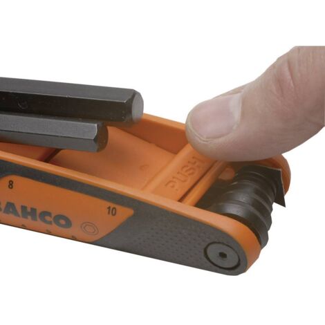 Bahco Kit di chiavi a brugola 9 parti