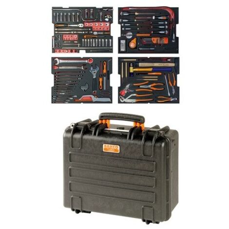 BAHCO - Kit d'outils aviation - 159 pcs/caisse rigide