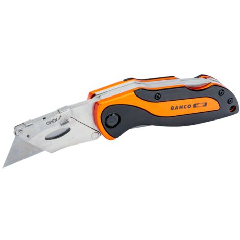 Bahco Klappbares Universal-Sportmesser mit Doppelklinge, 160 mm