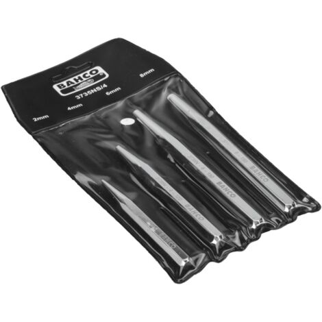Bahco Körnersatz, verchromt - 4-tlg. in Tasche