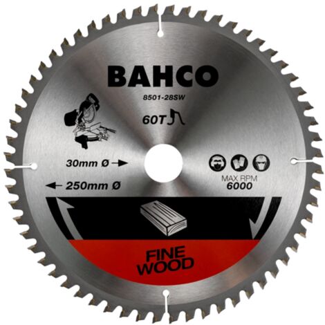 Bahco Kreissägeblatt, 300 mm, 60 Zähne, 0° Schnittwinkel