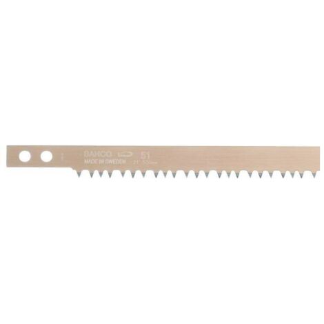 Bahco – Lame de scie à archet triangle 759 mm – Acier suédois trempé – Dents affûtées pour coupe nette – Protection anti-corrosion - X083221