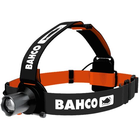 BAHCO - Lampe frontale avec sangle élastique, 260 lm