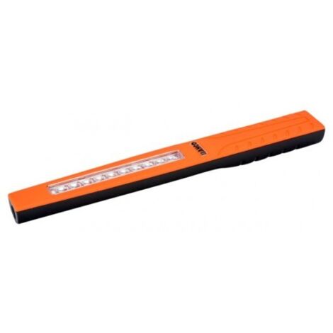 Bahco – Lampe torche extra-mince 400 lm – 10 lampes LED SMD – Chargeur mini-USB – Fixation aimantée pour espaces restreints
