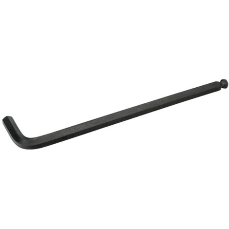 Bahco Langer Sechskant-Winkelschraubendreher, metrisch, mit Kugelkopf, phosphatiert, 6 x 186 mm