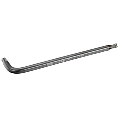 Bahco Langer TORX-Winkelschraubendreher, mit Kugelkopf, phosphatiert, T40 x 124 mm