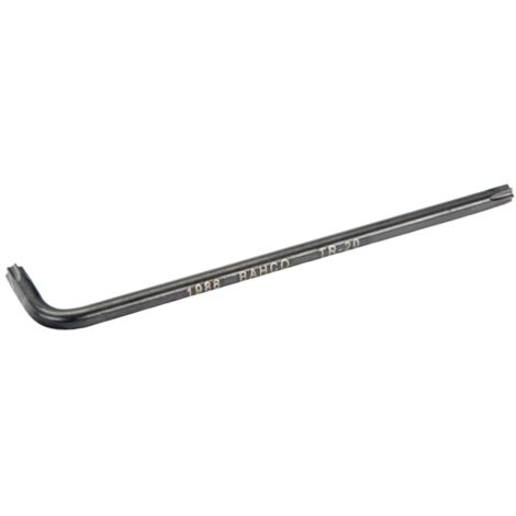 Bahco Langer Winkelschraubendreher für manipulationssichere TX-Schrauben, phosphatiert, T25 x 100 mm