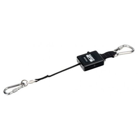 BAHCO - Lanière rétractable avec mousqueton non détachable, 1 kg, 1 m
