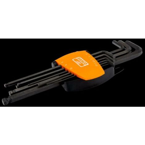 bahco llave allen con bola pavonada be9678 jgo 9 pzas.(7095-9-p)