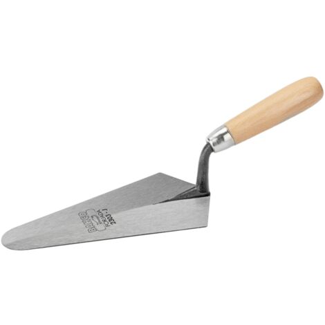 Bahco Maurerkelle (Madrider Modell) mit Holzgriff, 110 x 68 mm