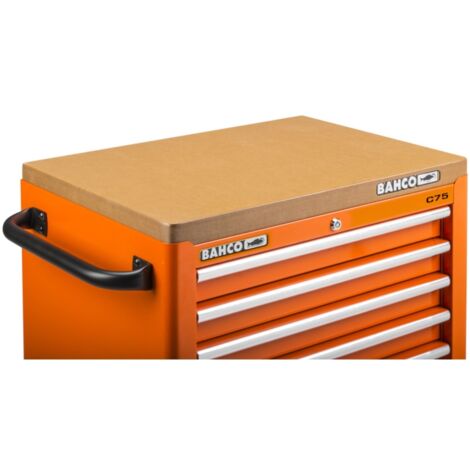 Bahco MDF-Arbeitsplatte für Werkstattwagen, 40 mm x 497 mm x 674 mm