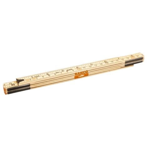 BAHCO - Mètre pliant en bois à 5 sections, 1 m - 1 m