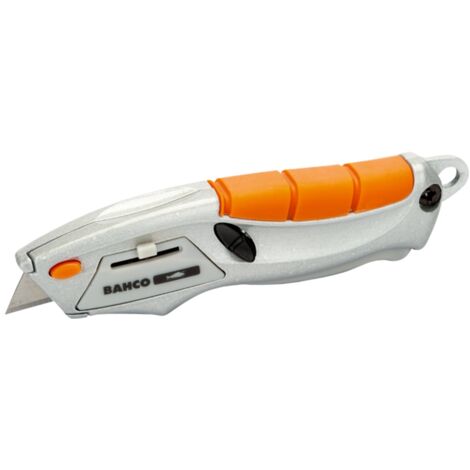 Bahco Mini-Cuttermesser mit automatischem Klingeneinzug und Gummigriff