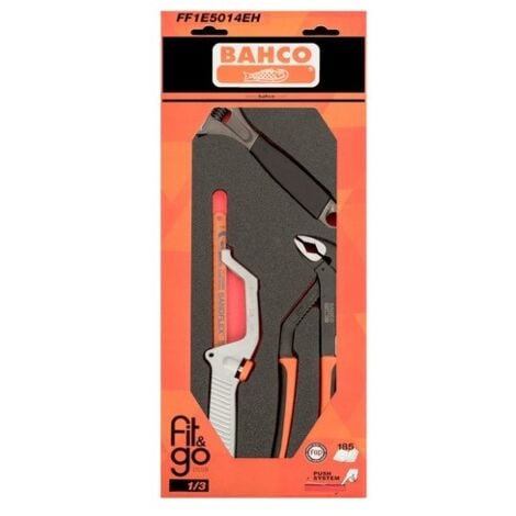 BAHCO - module 1/3, clé à molette, pinces multiprise, outils de coupe du métal - 8pc