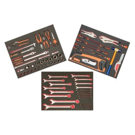 BAHCO - Module de 3 mousses MRO - 84 pcs