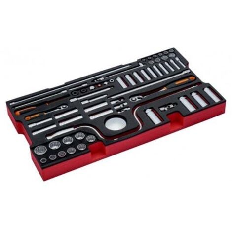 BAHCO - Module de douilles et clés pour 4750RCHDW01 Caisse rigide à usage intensif -62pc