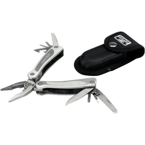 Bahco Multifunktionswerkzeug 12 in 1, Aluminium, 165 mm