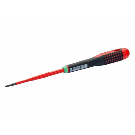 Bahco Nach VDE isolierter, schlanker ERGO-TX-Schraubendreher mit Dreikomponenten-Griff, T30 x 150 mm