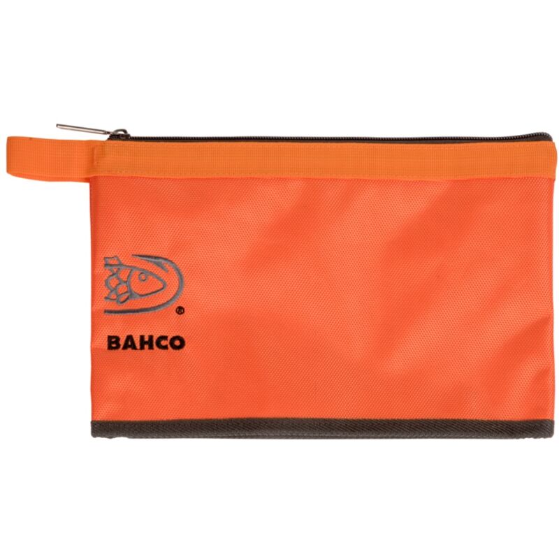 Image of Reißverschlusstasche, 145 mm, orange, Innentasche ebenfalls mit Reißverschluss - Bahco