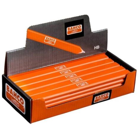 Bahco P-HB HB Grade Carpenters Pencils 25 Pack Orange High Grade