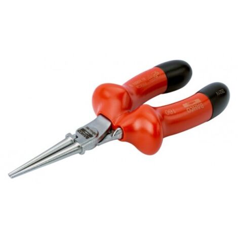 BAHCO - Pinces à bec rond isolées VDE, 160 mm