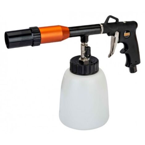 Bahco – Pistolet pneumatique de nettoyage – Modes savon et air – Embout acier pour nettoyage rapide – Réservoir 1,0 l