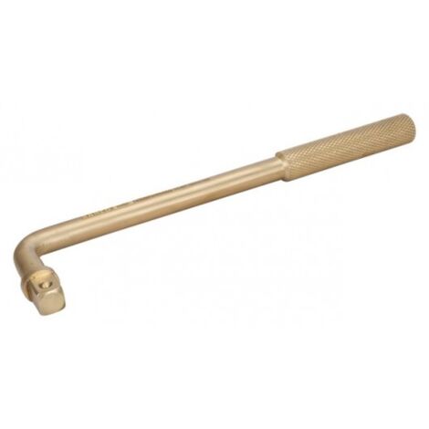 BAHCO - Poignée coudée antidéflagrante 1/2", aluminium bronze, 230 mm