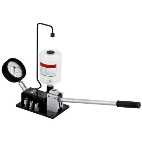 Bahco – Pompe pour tarer injecteurs diesel – Pression 0-600 bar – Corps en aluminium – Huile ISO 4113 recommandée – Outil du mécanicien