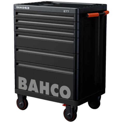 Bahco Premium Werkstattwagen mit 6 Schubladen, schwarz
