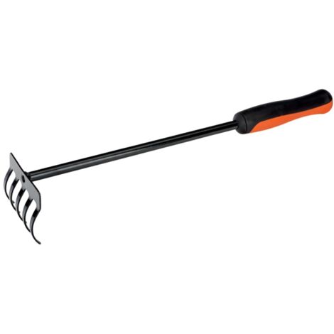 Bahco Rasengrenzen-Harke mit Zwei-Komponenten-Griff, 440 mm