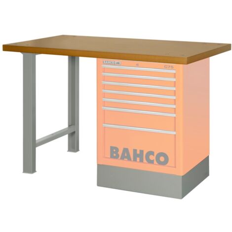 Bahco Robuste MDF-Arbeitsplatte zum Umfunktionieren der Werkstattwagen der Serie 1475k zu einer Werkbank, 1500 mm x 750 mm x 1030 mm