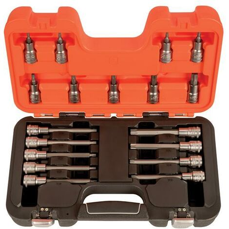 Bahco S18TORX S18TORX 1/2in Drive Socket Set 18 Piece BAHS18TORX