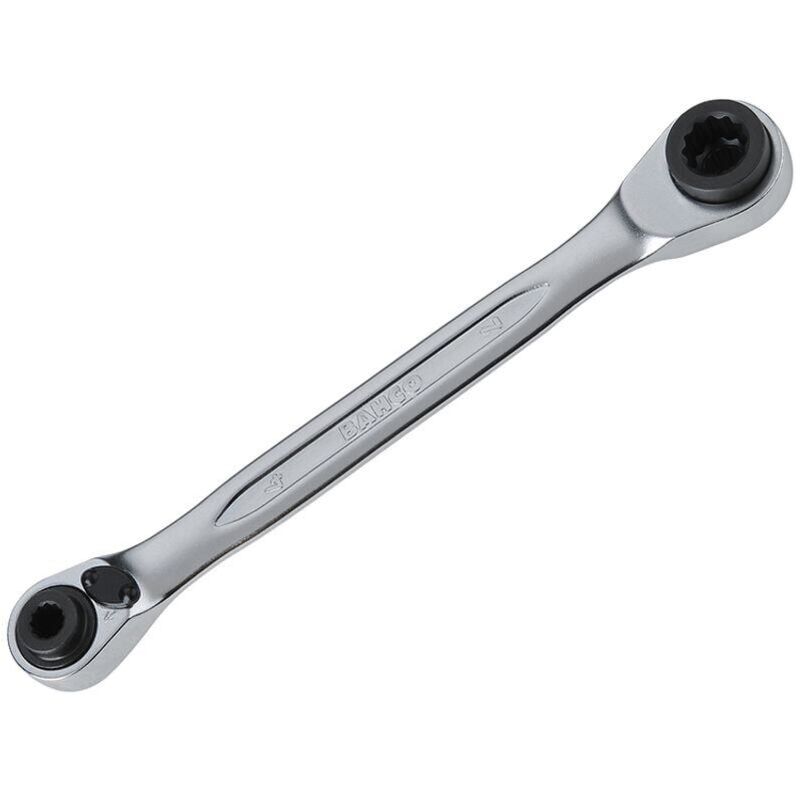 Bahco - S4RM-4-7 Reversible 4-in-1 Ratchet Spanners 4mm / 5mm / 6mm / 7mm