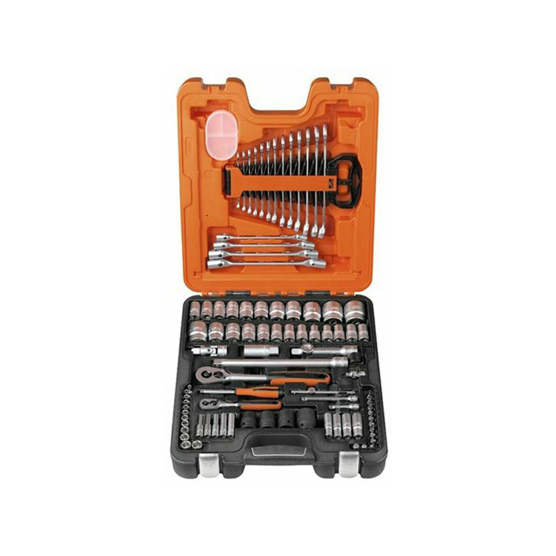 Kraftmann clé à douille-Jeu 216 Pièces 1//4/" 3//8/" 1//2/" Boîte à outils cliquet